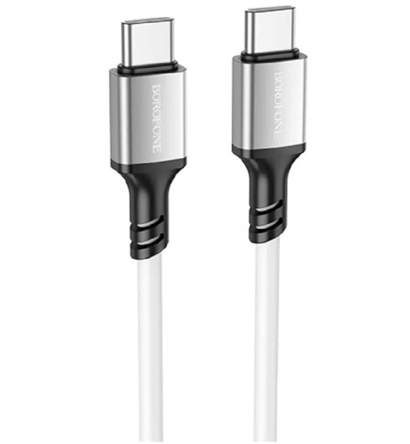 USB кабель Type-C 1м, 3А, Borofone белый BX83