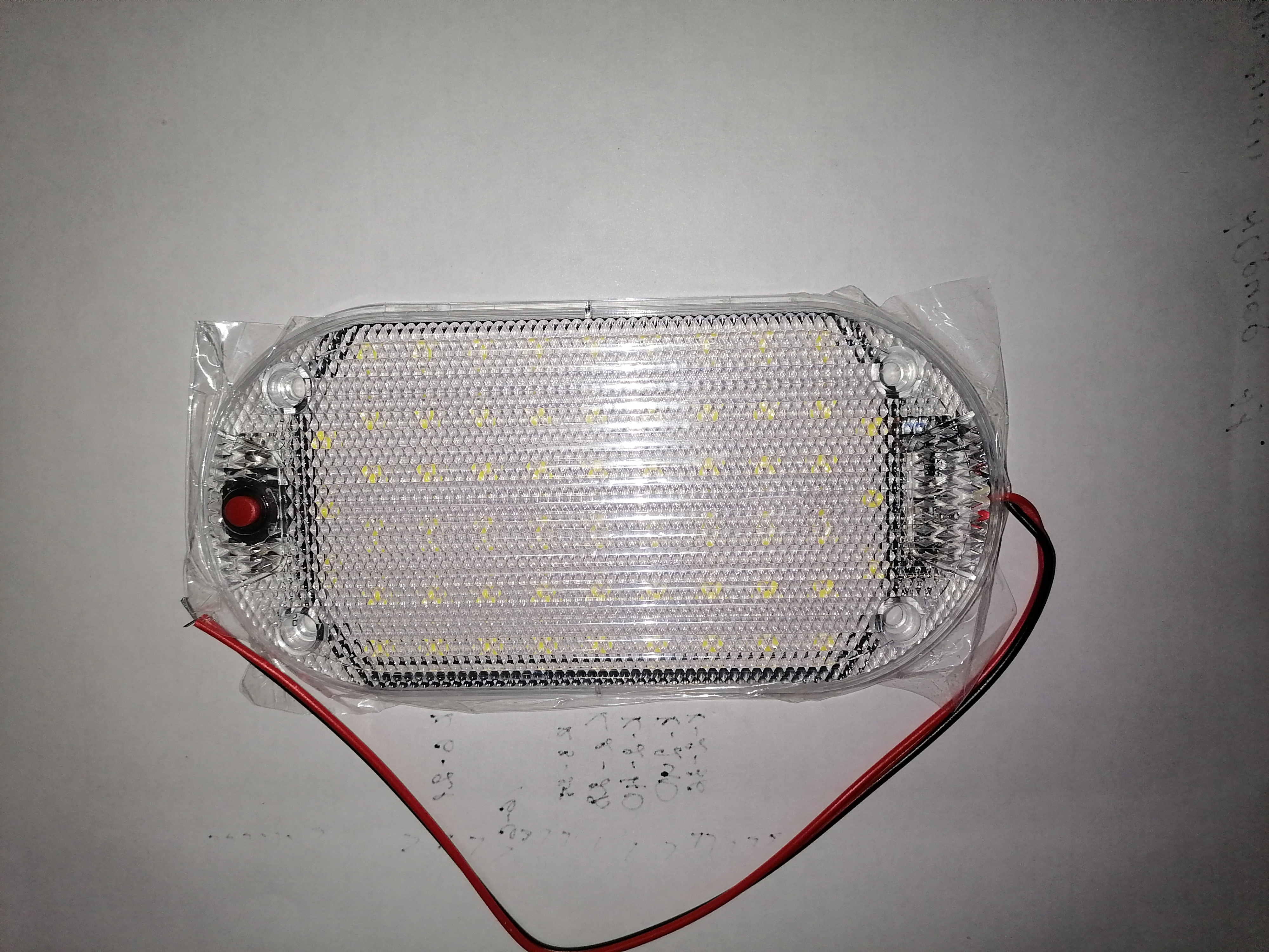 Плафон   Освещения    60 ДИОДНЫЙ   12V-85V с Выключателем  КА-3374, КА-60