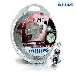 H1   12v 55w + 60%  PHILIPS      VisionPlus   DUOBOX