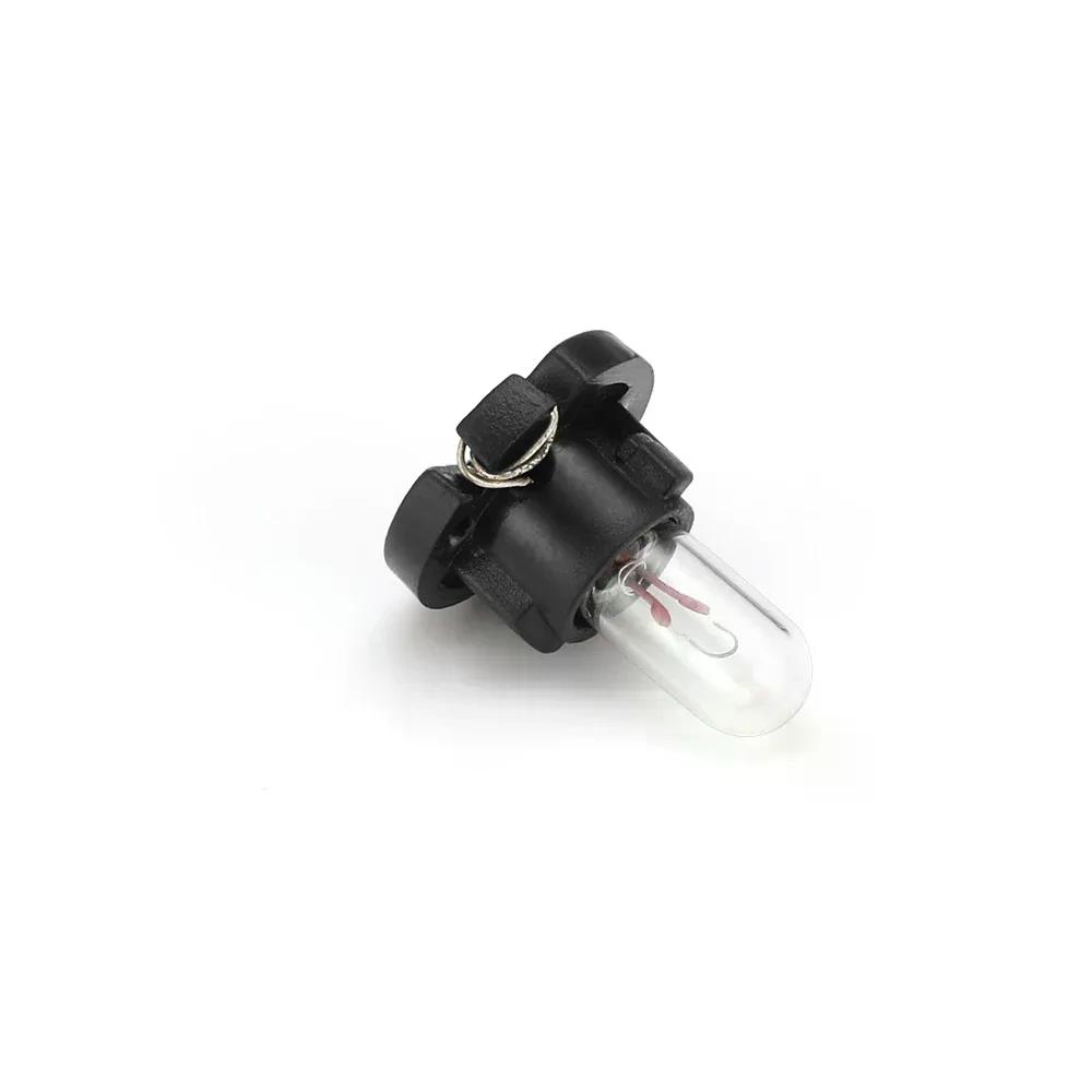 Патрон 1-но контактный лампы панели приборов  - 12V (1,2W)  + лампочка   Т-4  MFN