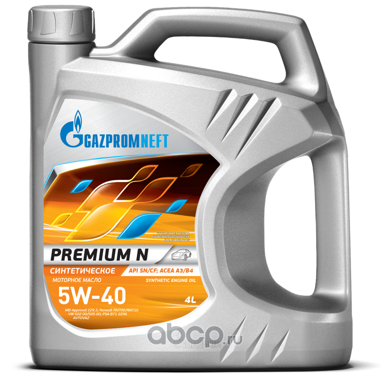 Масло моторное синт  GAZPROMNEFT  PREMIUM  N   5W-40   4 л