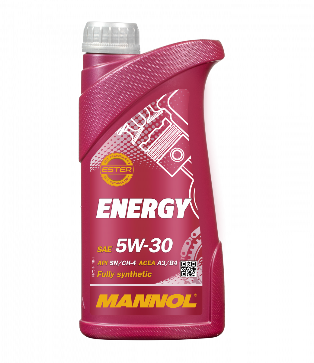 Масло моторное   MANNOL ENERGY  SAE 5W-30   синтетическое   1л 