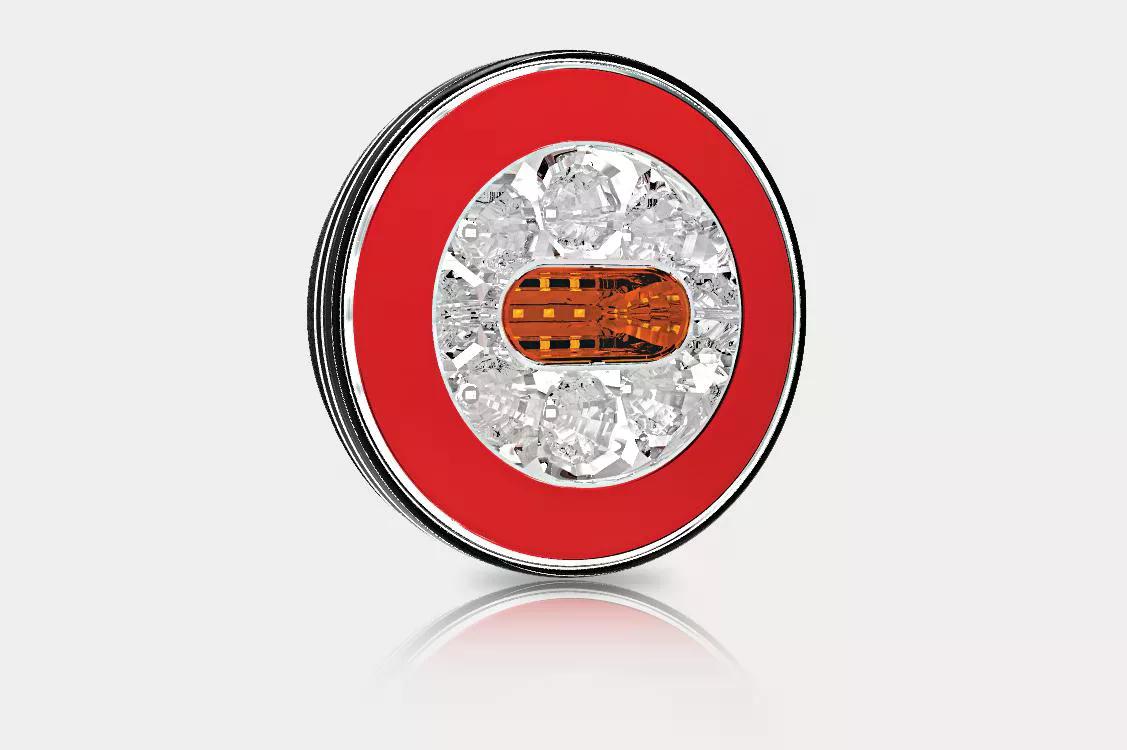 Фонарь задний  LED универсальный 12V/24V  круглый   FRISTOM   FT110LED