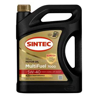 Масло моторное Sintec Multi Fuel 7000  5W-40   4л