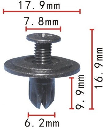 Клипса   C-0142    90688-S0-003, 90688S0003, 90688-SB0-003, 90688SB0003