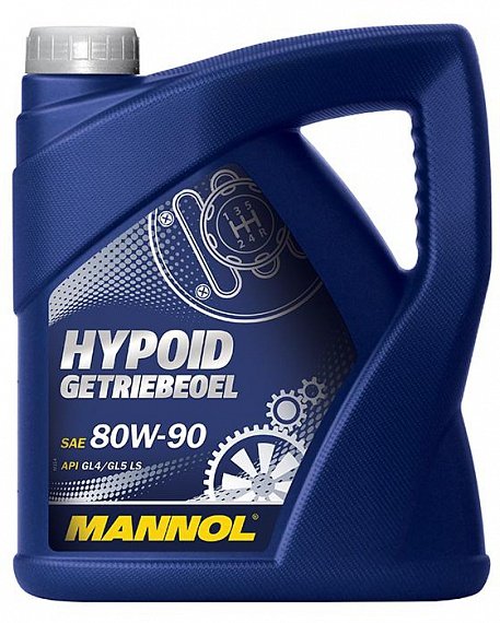 Масло трансмиссионное   MANNOL   гипоидное  SAE GL-4/GL-5 LS 80W-90  4 л  минеральное