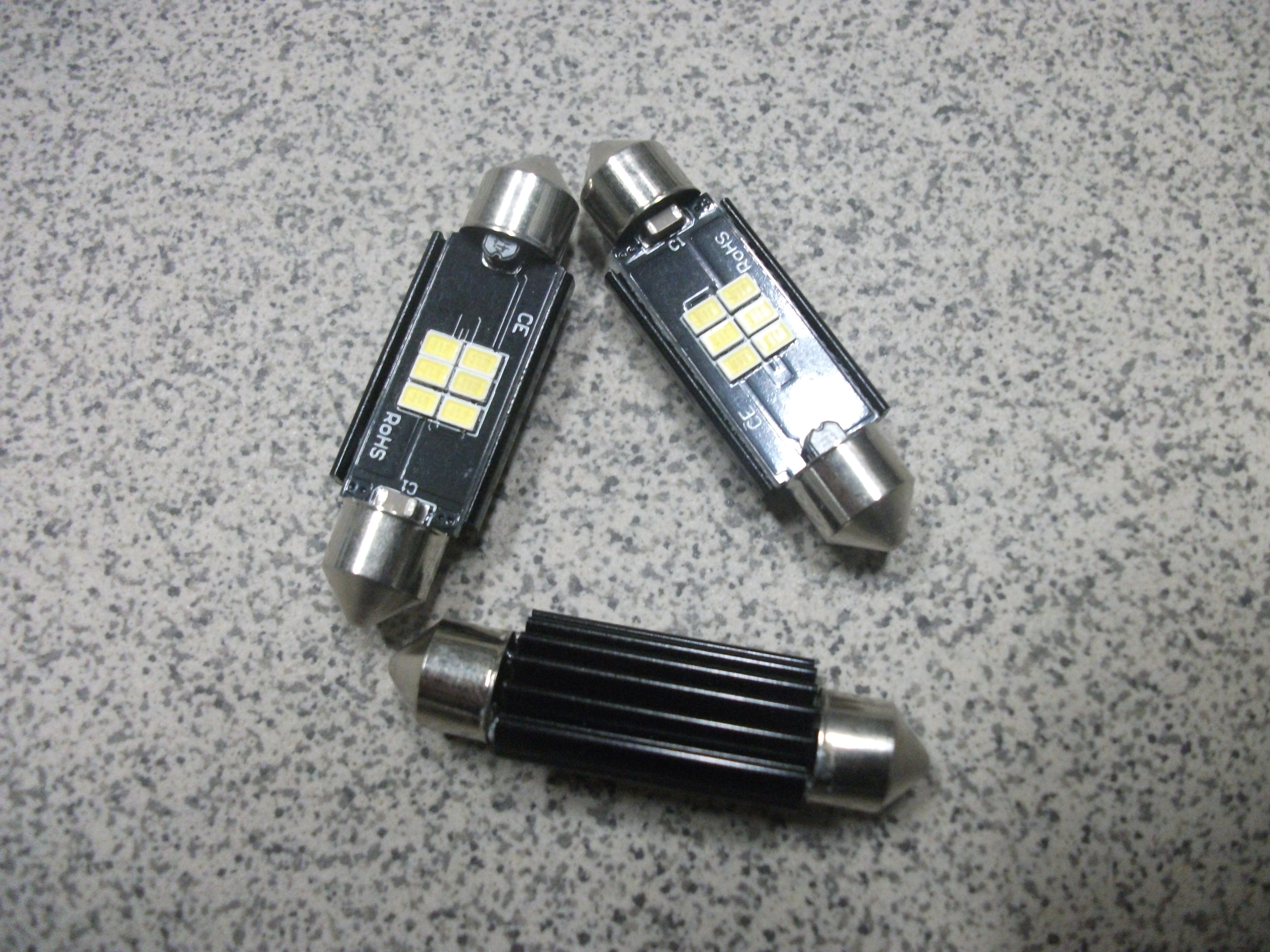 T11  Светодиод  салонный 41 мм   6 SMD  радиатор  