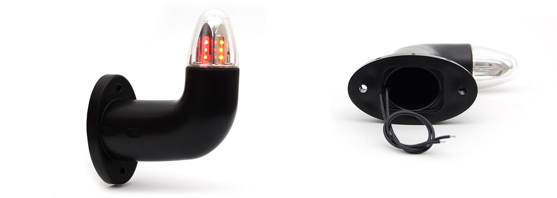 Фонарь   Габаритный   (РОЖКИ)         LED   FRISTOM   правый  90'