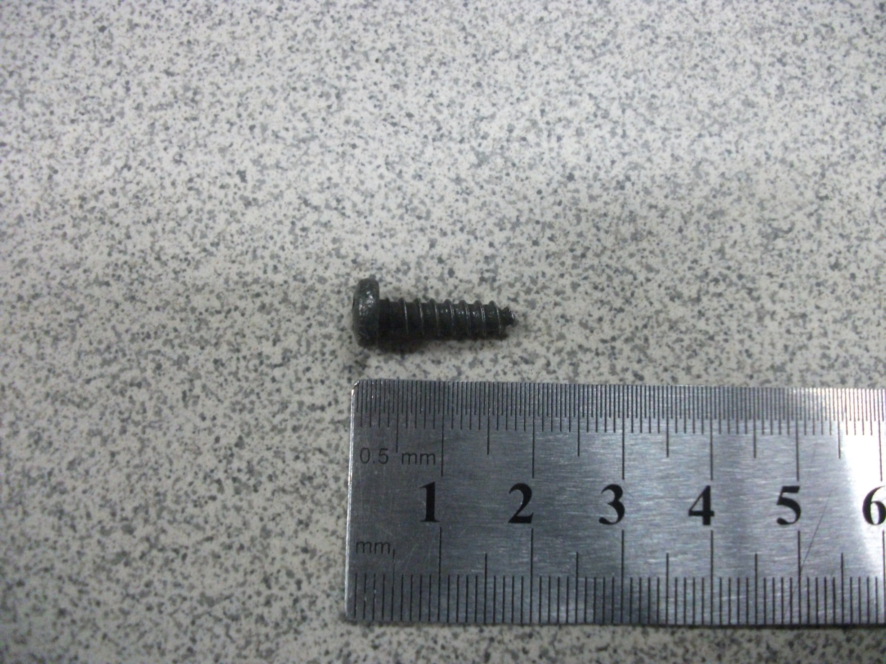 Саморез  4.3*15.9 с цил.головкой, черный (614)