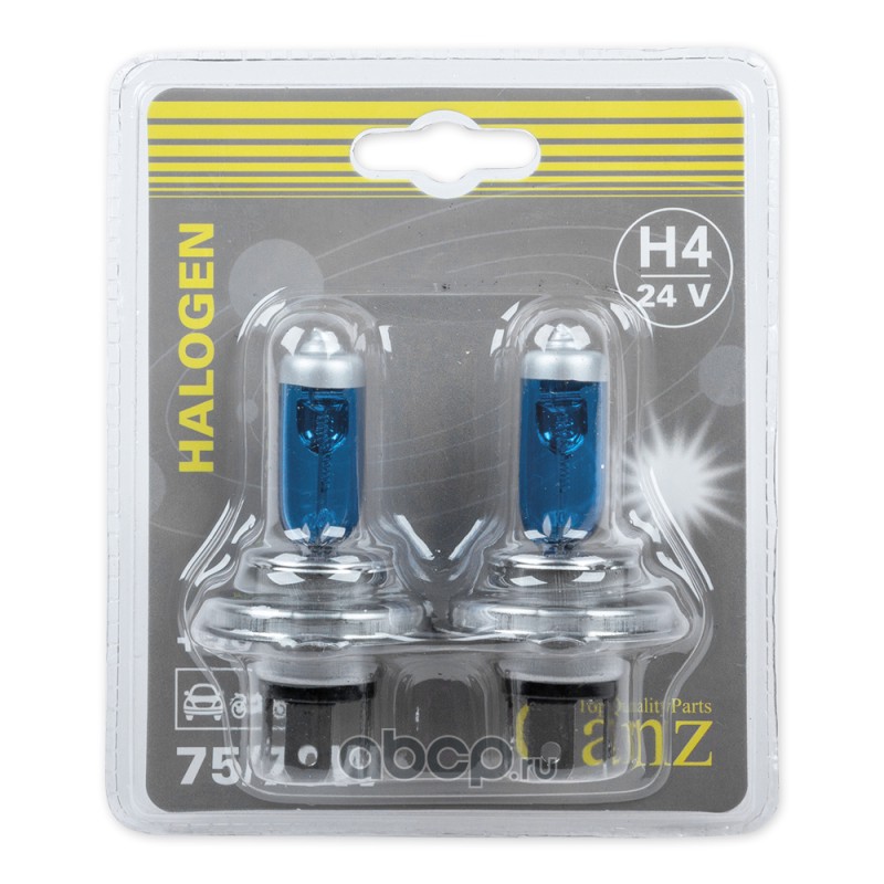 H4   24v 70/75w + 50%    GANZ
