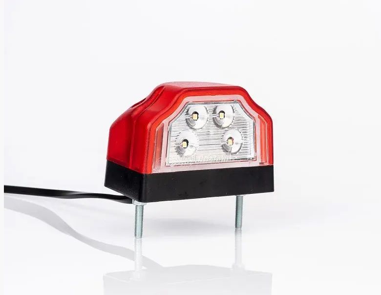 Фонарь  Подсветки  Номера  12-30v   LED  FRISTOM  4 диода Красный