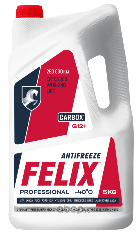 Антифриз Felix Carbox 5кг красный