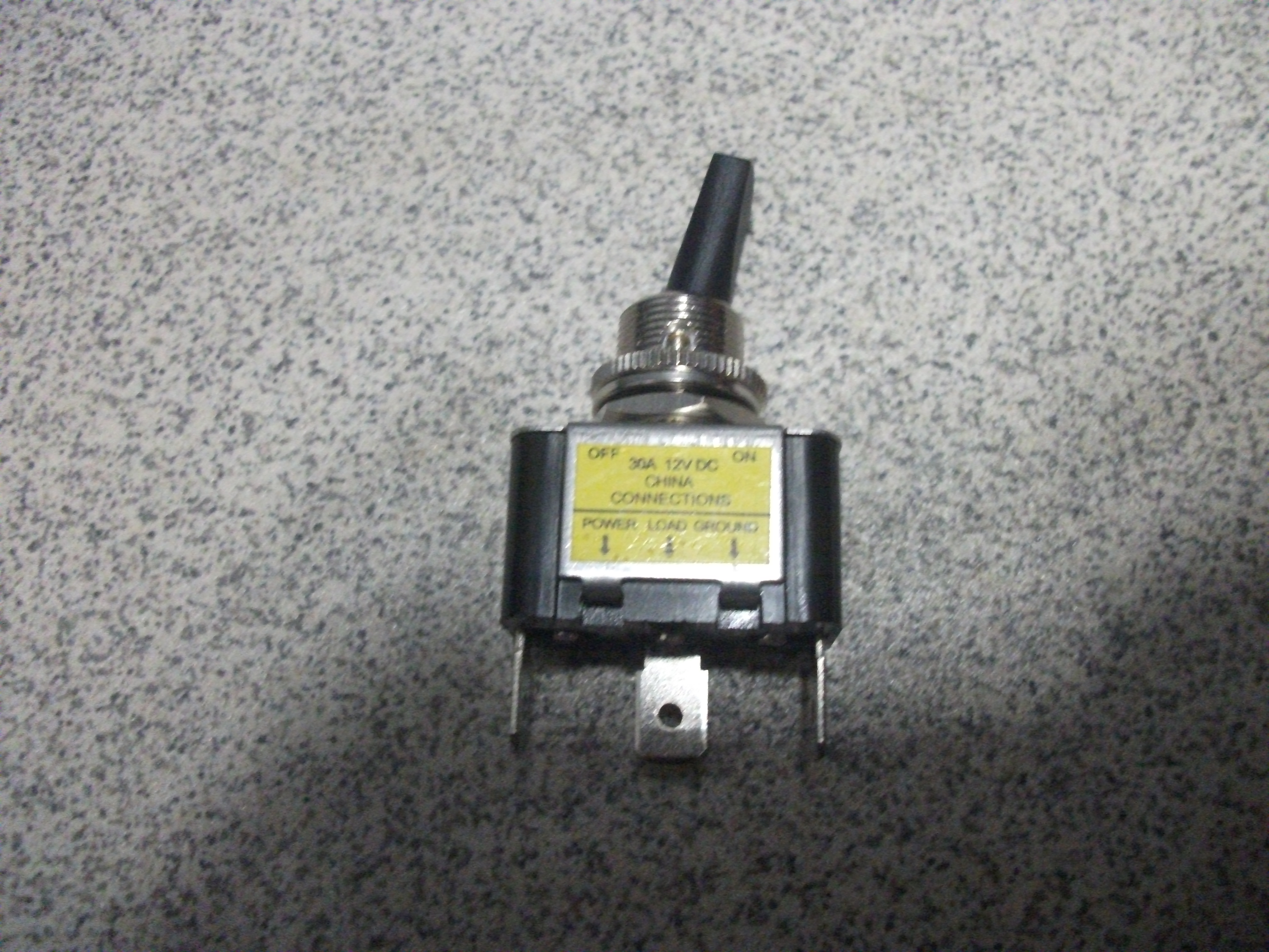 Тумблер 12V 30A   ON-OFF однополюсный LED