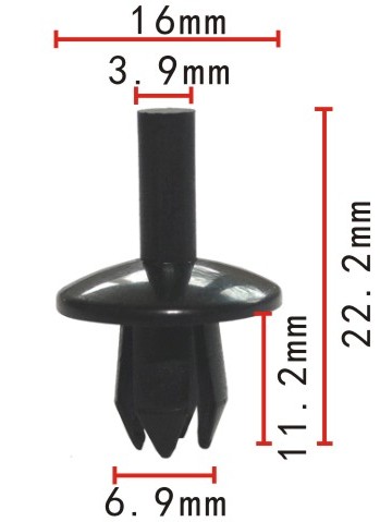 Клипса   C-0176    383142-S, 383142S