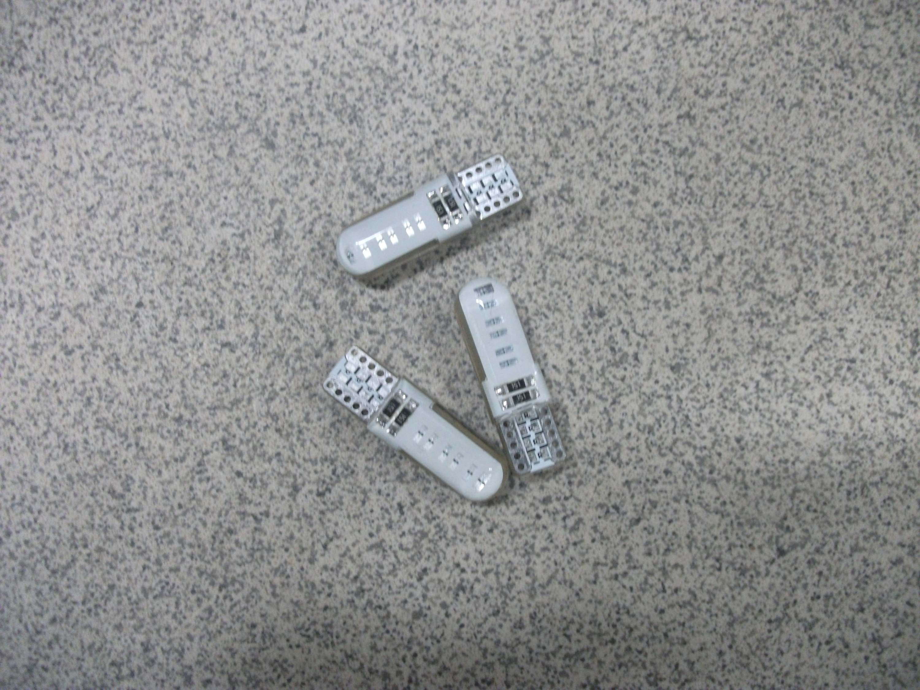 T10-БЦ Светодиод  6 SMD  обманка  силикон   синий