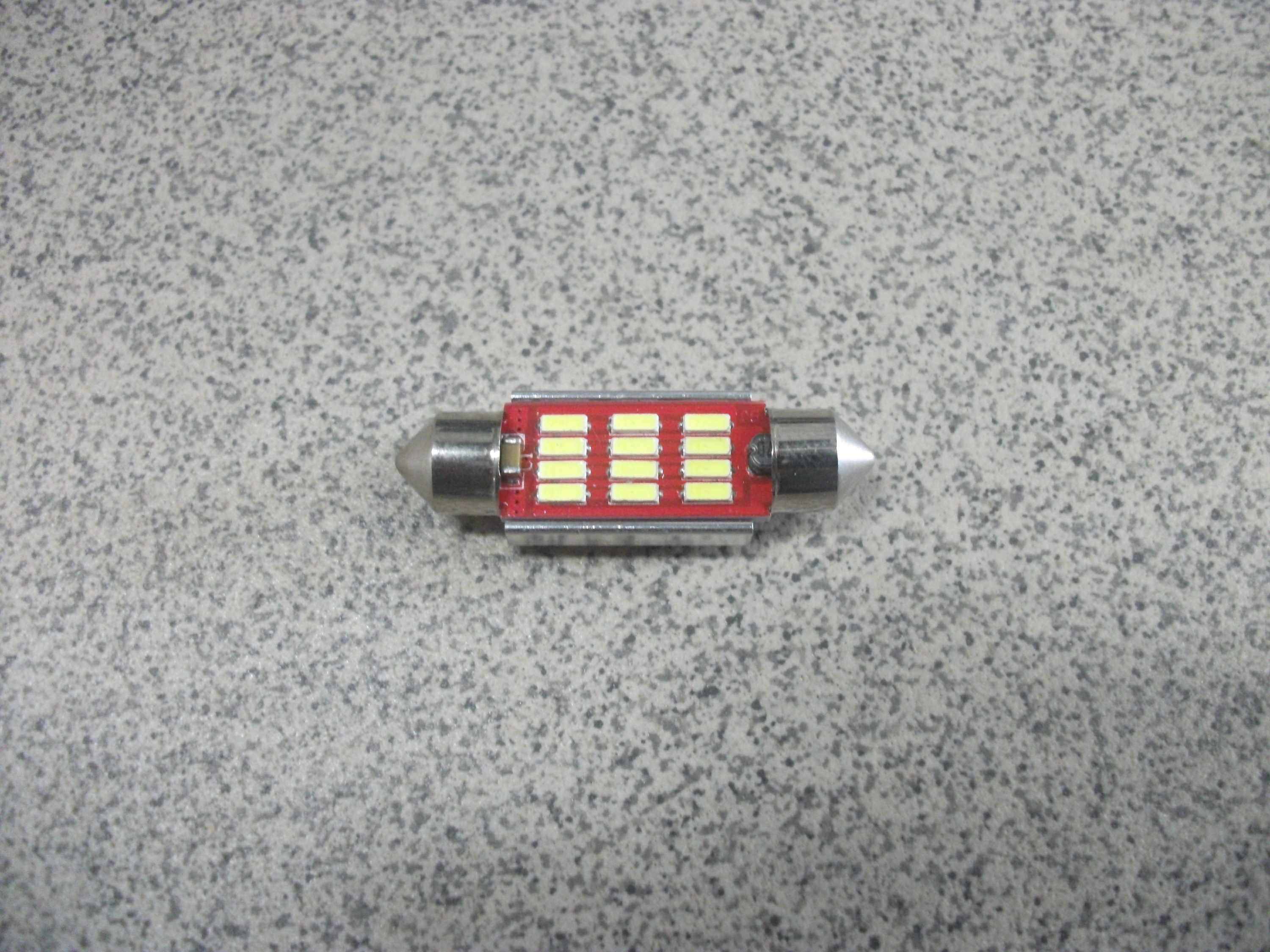 T11  Светодиод  салонный 39 мм   12 SMD  радиатор   12-24V