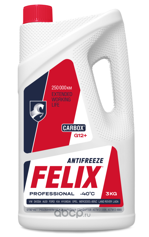 Антифриз Felix Carbox 3кг красный