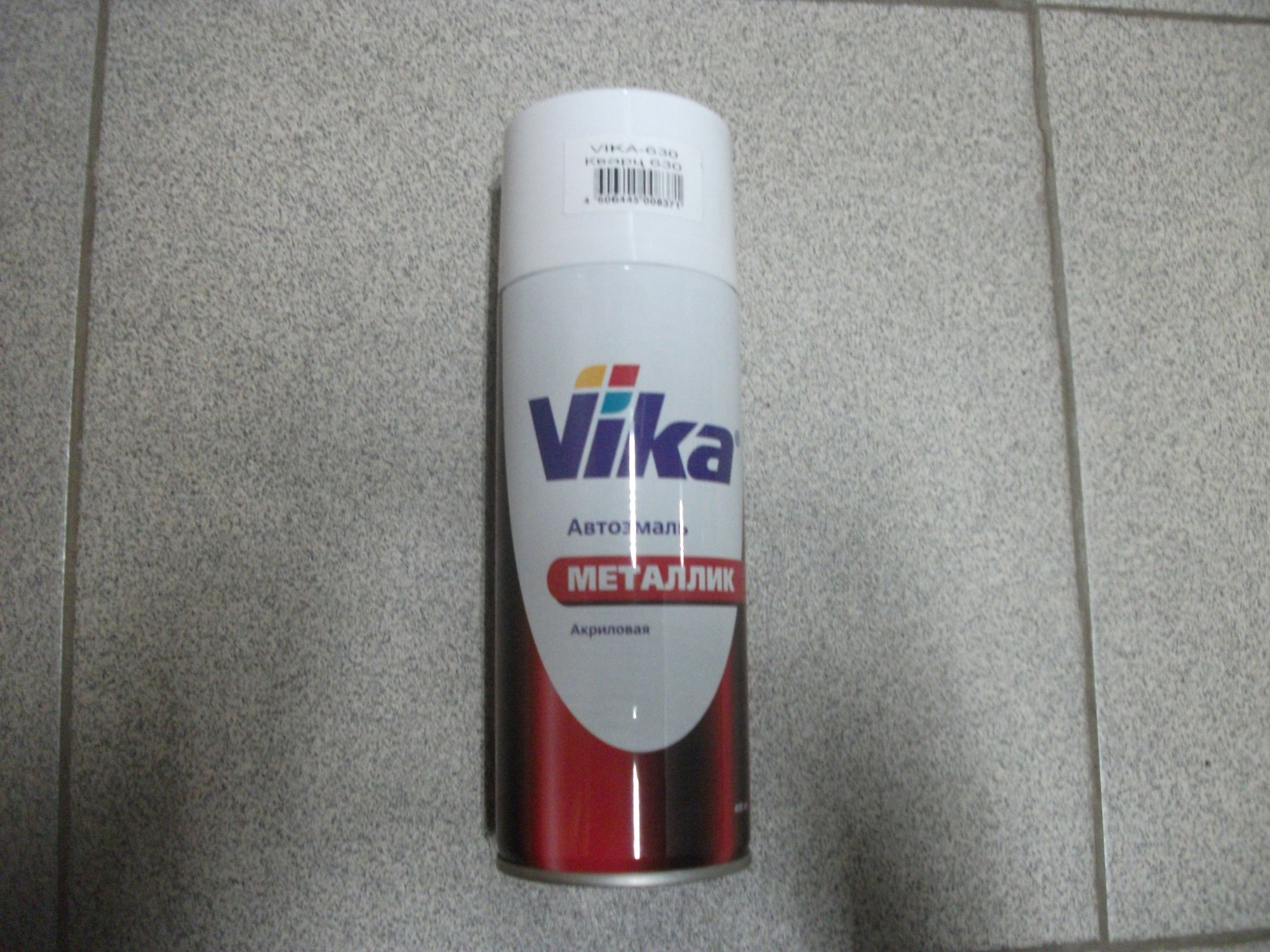 Краска  аэрозоль   металлик  "КВАРЦ"   № 630   (0,52 л)   VIKA