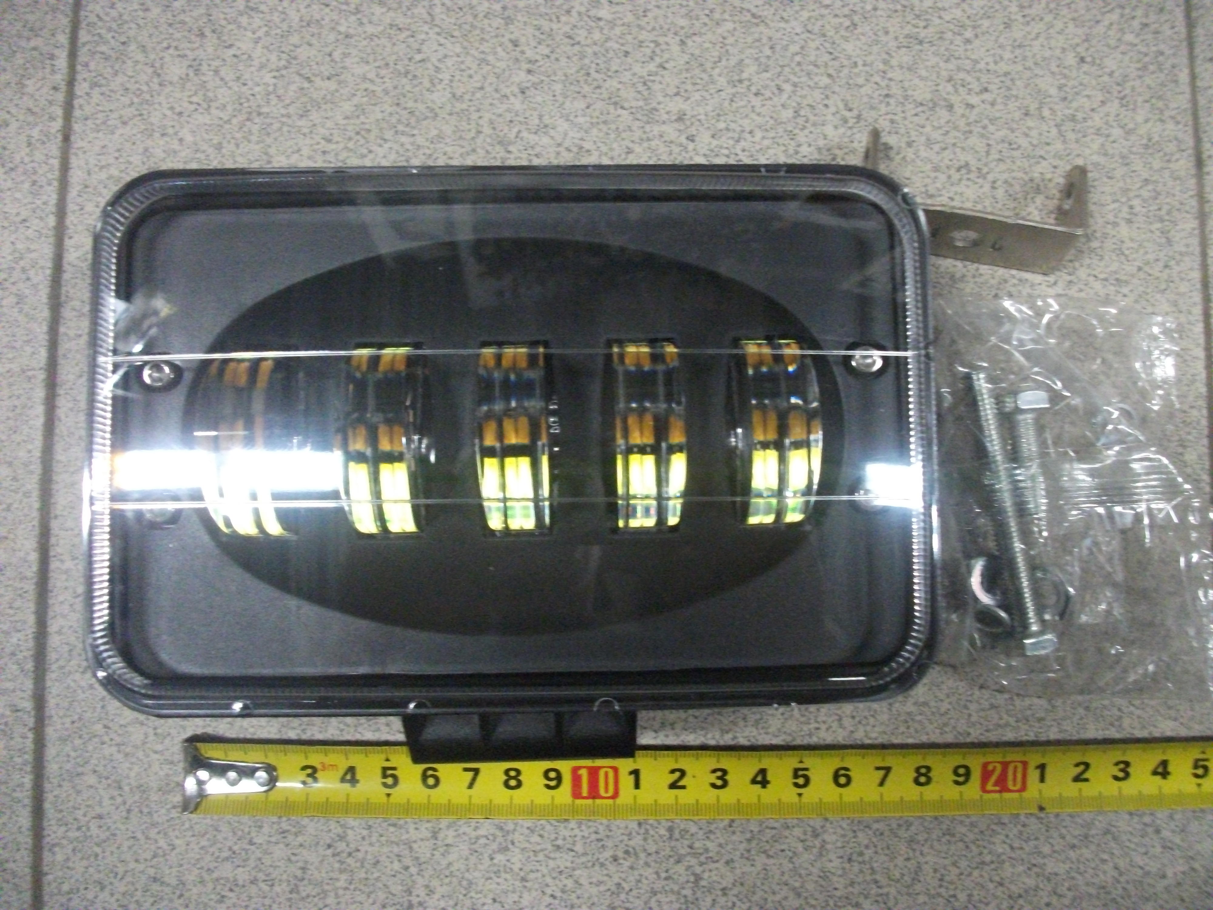 Фара   Противотуманная   50S-REC-BLACK   LED  белый/желтый