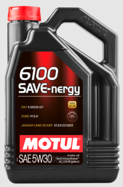 Масло моторное   MOTUL   6100 SAVE-nergy   SAE 5W-30   синтетическое   4 л