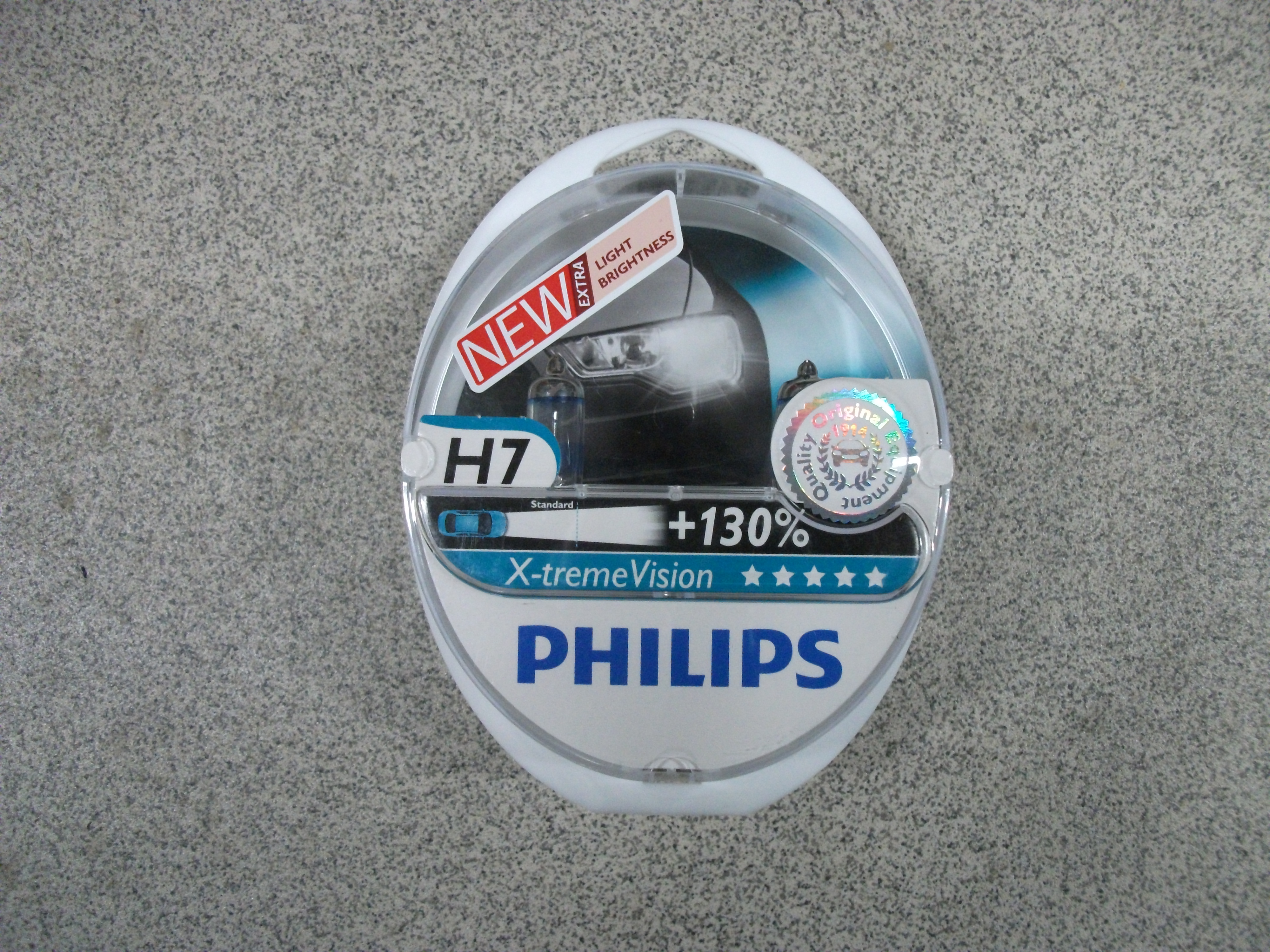 H7   12v 55w + 130%   PHILIPS      X-TREME VISION   DUOBOX