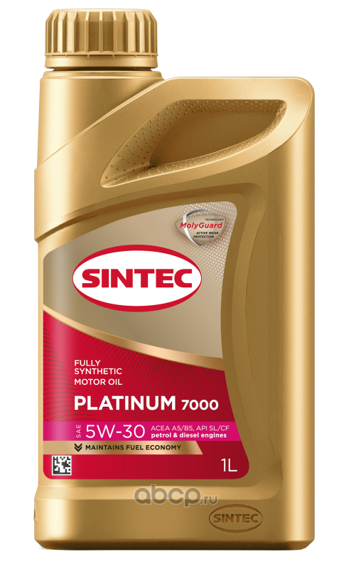 Масло моторное   SINTEC PLATINUM  7000  SAE 5W-30  A5/B5  SL/CF   1 л