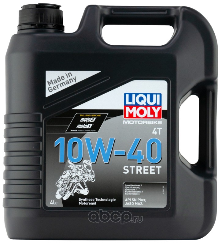 Масло моторное   Liqui Moly п/синт MOTORBIKE 10W-40 SP   4л