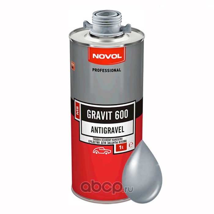 Антигравий NOVOL   MS   GRAVIT   600   серый  1,0 л. 