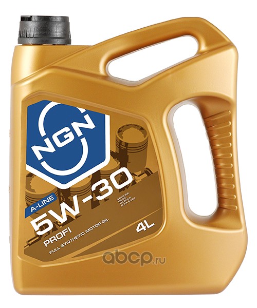 Масло моторное   NGN  A-LINE  PROFI  SAE 5W-30  A3/B4  SL/CF   4 л   