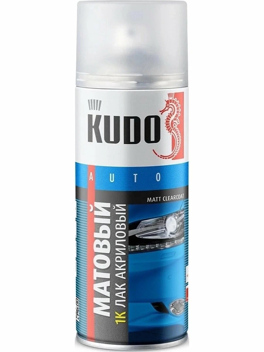 Лак  аэрозоль   Акриловый   Прозрачный   (0,52 л)   KUDO