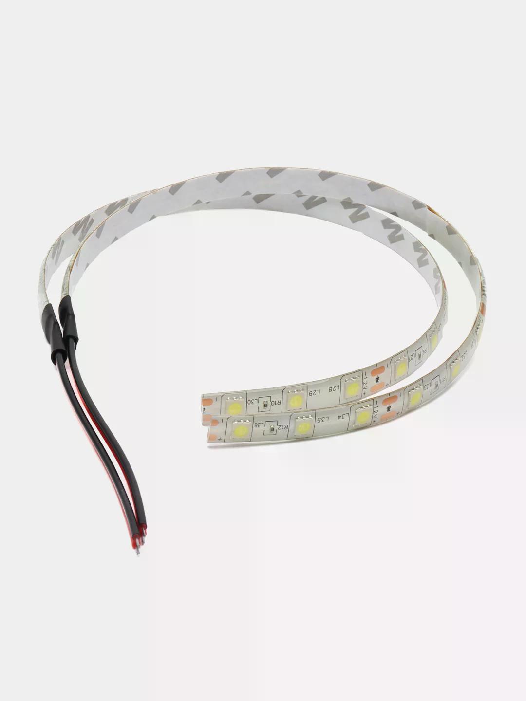 Лента  18 SMD 5050 30см белая (белая осн.), (блистер, 2шт.) М5