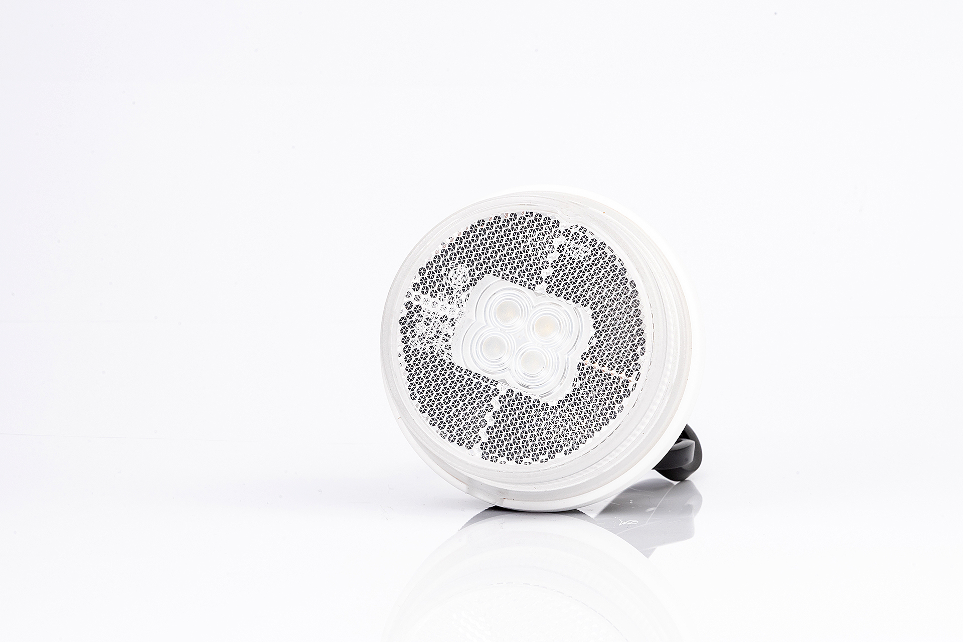 Фонарь   Габаритный  контурный   диодный   круглый   БЕЛЫЙ   с кронштейном FRISTOM 12-30v  FT060BLED